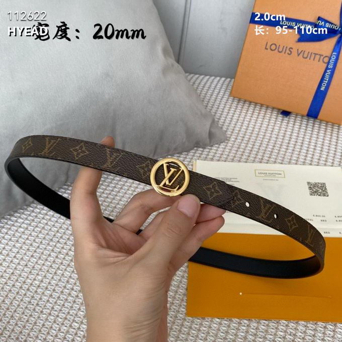 Louis Vuitton 20mm Belt ID:20220807-192